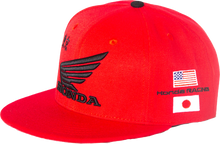 Load image into Gallery viewer, Honda Hat Factory Snapback Red
