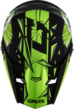 Load image into Gallery viewer, Youth Mx 46y Unstable Helmet Matte Black/Green Yl