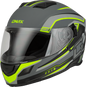 Ff 18 Drift Helmet Matte Grey/Hi Viz Lg