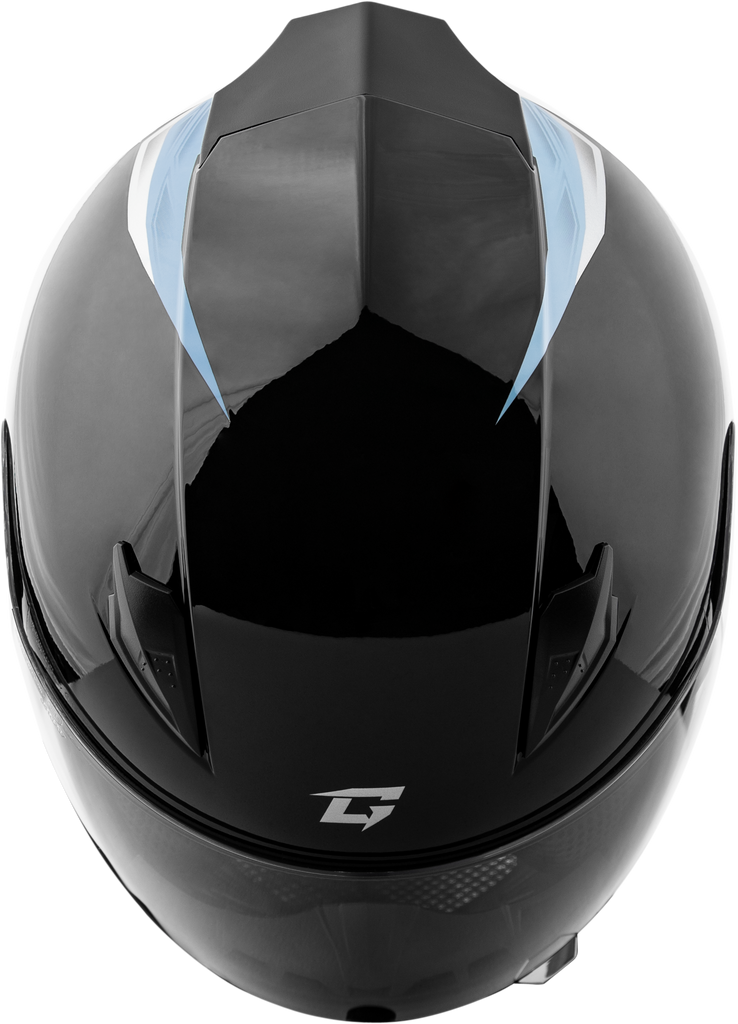 Ff 49 Syth Helmet Black/Silver Blue Xl