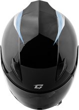 Load image into Gallery viewer, Ff 49 Syth Helmet Black/Silver Blue Lg