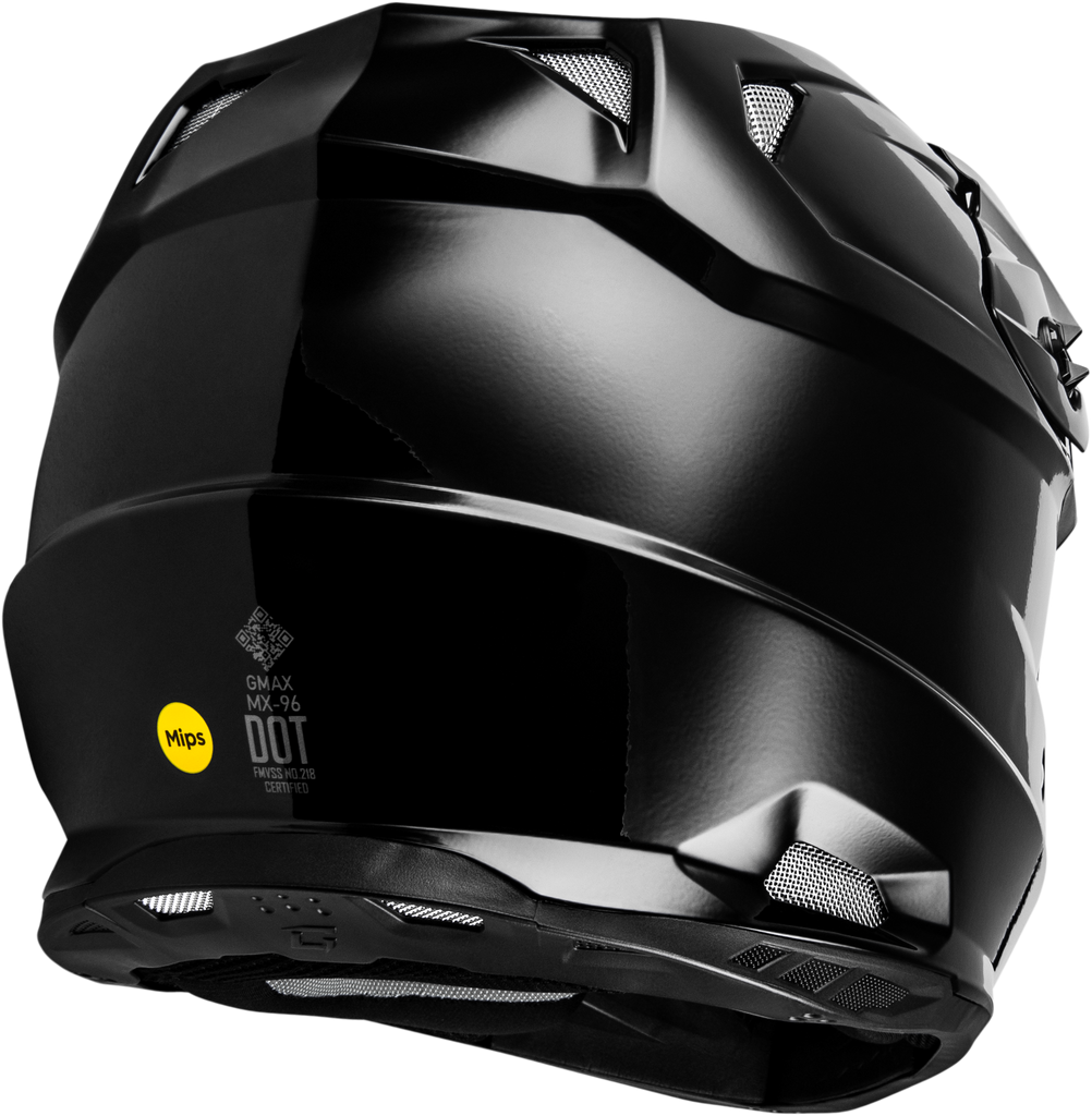 Mx 96 Solid Helmets Black 2x
