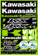 Load image into Gallery viewer, Kawasaki Decal Sheet 12"X18"