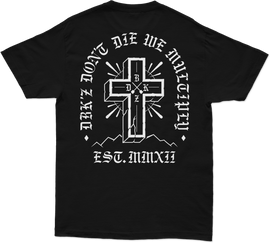 Multiply Tee Black Lg