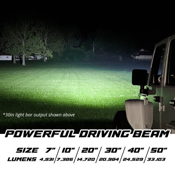Xkmax 40" Light Bar Dual Mode With Rgbw Strip App Control