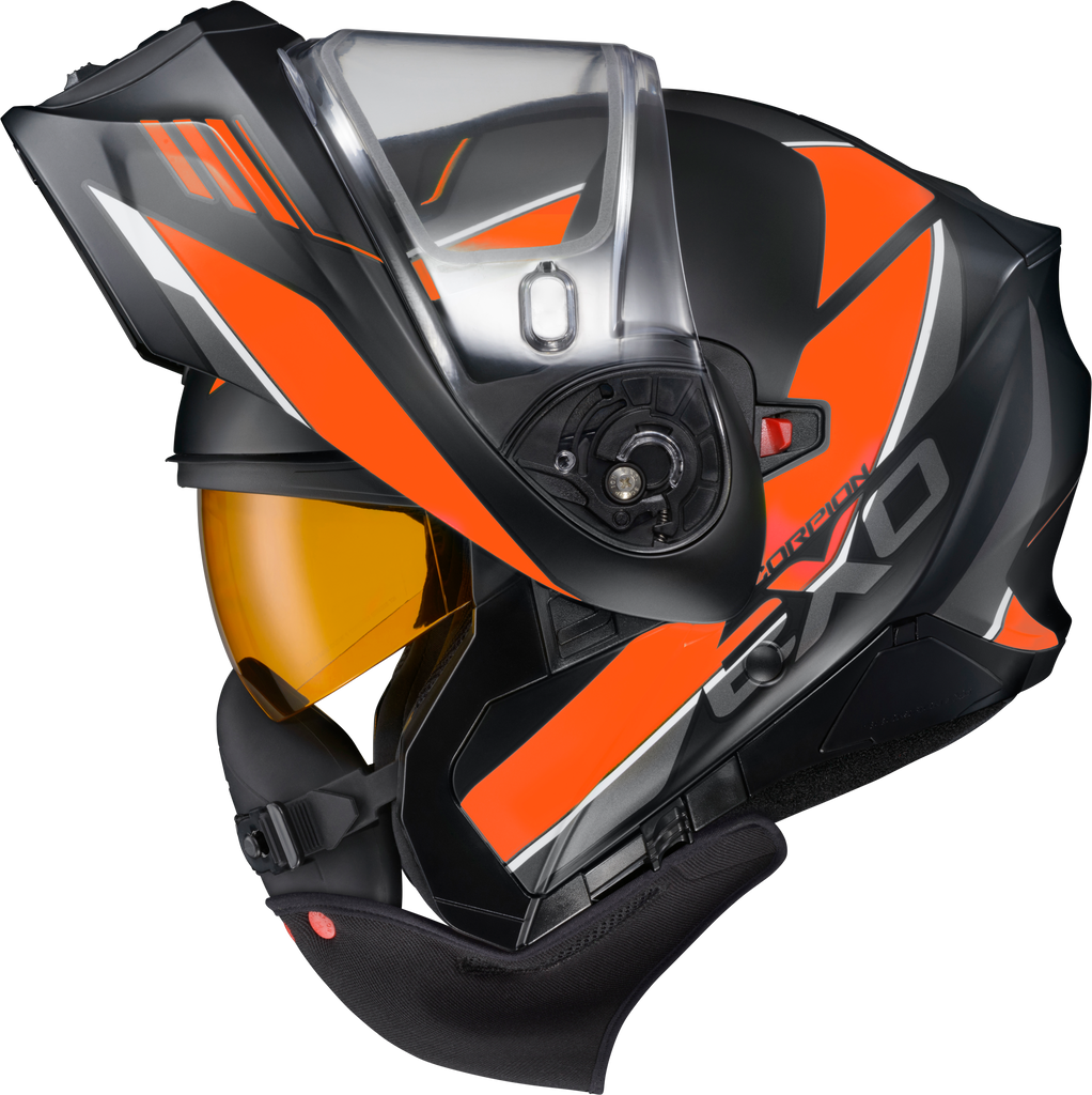 Exo Gt930 Cold Weather Helmet Modulus Orange 2x (Electric)