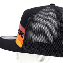 Load image into Gallery viewer, Sunday Stripe 2fifty Trucker Black Snapback Hat