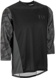 Fly Racing Ripa 3/4 Sleeve Jersey Black/Grey Camo Md 352-8096M