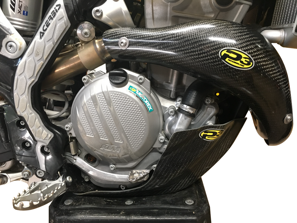 Heat Shield Carbon Stk Pipe Ktm/Hus