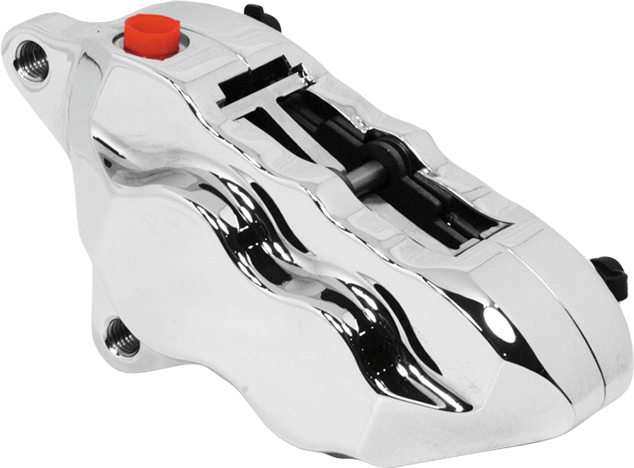 4 Piston Front Caliper L/H Chrome 00 Up W/ 11.5" Rotor