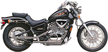 Load image into Gallery viewer, Blvd Drag Pipes F/S Chrome Hon Vlx600 88 98