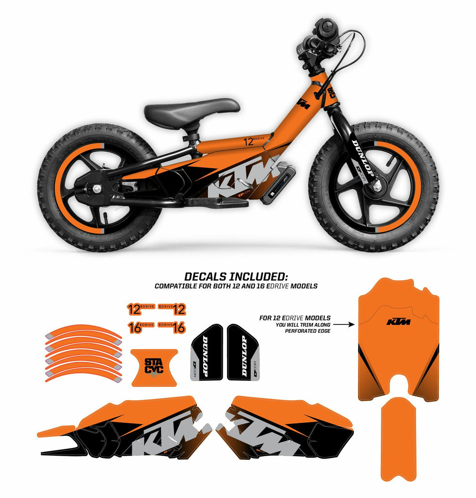 Graphic Kit Stacyc Ktm Graphic Kit Stacyc 12" & 16"