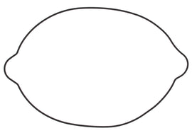 VERTEX clutch cover gasket for engine, showing a black rubber seal used in automotive clutch assemblies.