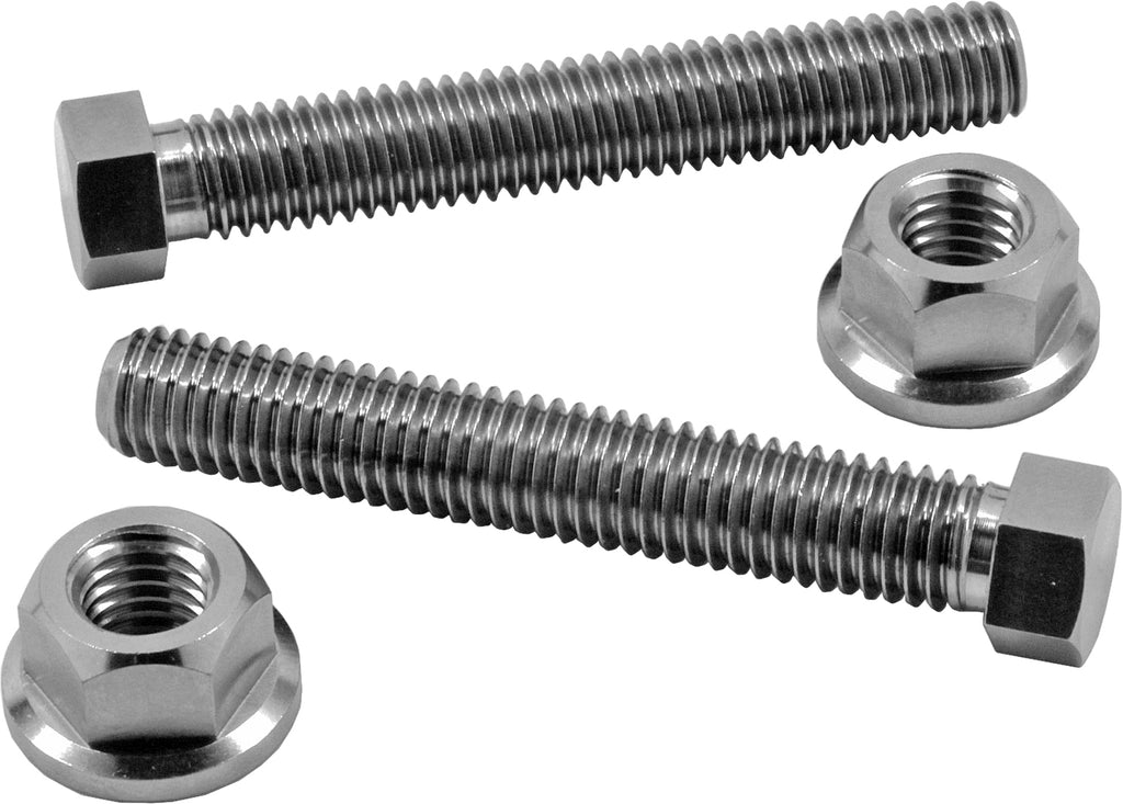 Ti Axle Adjuster Bolts Ktm/Hus 10x50mm/10mm / 10mm/13mm Nuts