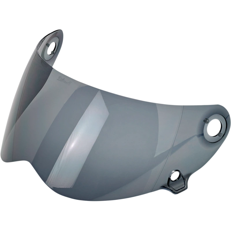 Biltwell Lane Splitter helmet with smoke visor showing the tinted, smoked protective visor attached to the helmet.