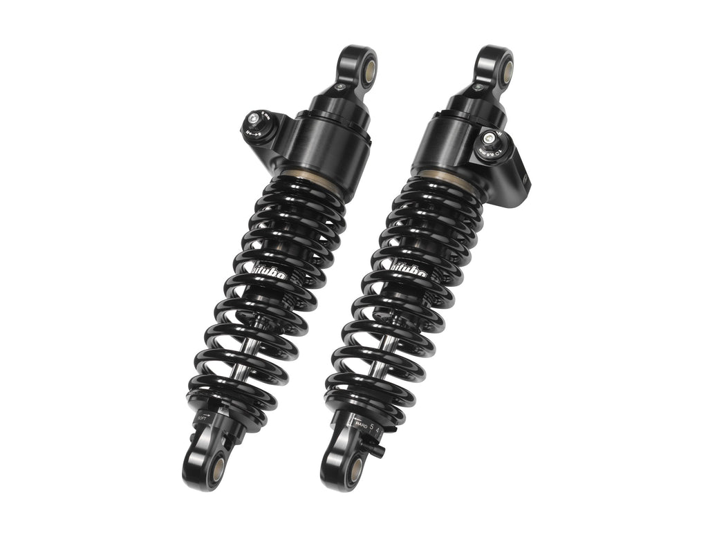 BITUBO WME22 ADJUSTABLE SHOCKS BLACK HARLEY DYNA - The Speed Shop Canada