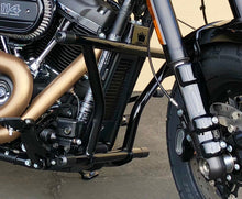 Load image into Gallery viewer, BK FRONT CRASHBAR BLACK 2018+ HARLEY FATBOB SLIM SPORTGLIDE - The Speed Shop Canada