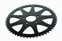 Load image into Gallery viewer, SPOKED REAR CHAIN SPROCKETS BLACK HARLEY MODELS 1999 DOWN - The Speed Shop Canada