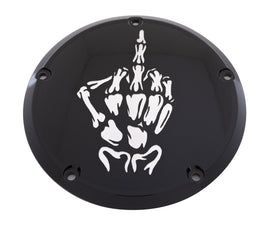 VS BONE FINGER BILLET DERBY COVERS HARLEY MODELS 99-23 - The Speed Shop Canada
