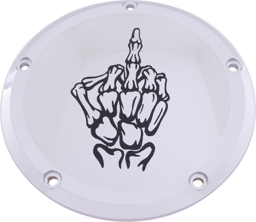 VS BONE FINGER BILLET DERBY COVERS HARLEY MODELS 99-23 - The Speed Shop Canada