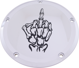 VS BONE FINGER BILLET DERBY COVERS HARLEY MODELS 99-23 - The Speed Shop Canada