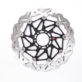 Braking SK2 right directional rotor for brakes, featuring a metallic finish and detailed rotor design for optimal stopping power.