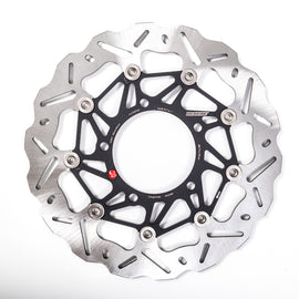 Braking SK2 directional right rotor for brakes, with vented design and mounting holes, shown in a close-up image.
