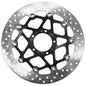 BREMBO Serie Oro front floating brake rotor with ventilated and slotted design for high-performance braking.