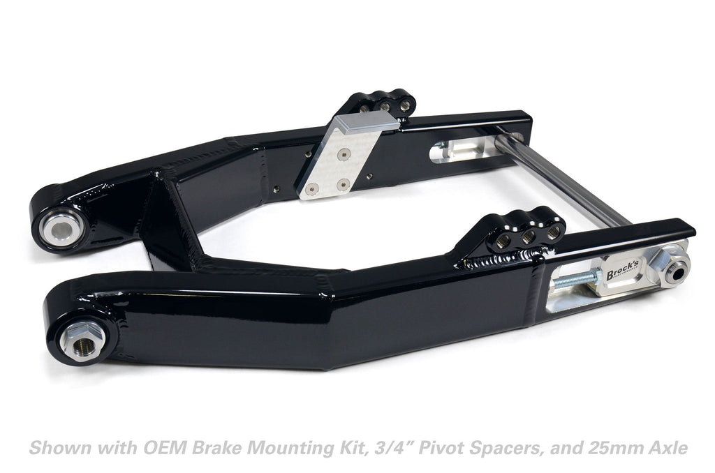 BROCKS ALUMINUM SWINGARM HARLEY DAVIDSON DYNA MODELS 00-05 - The Speed Shop Canada