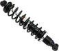 BRONCO front gas shock absorber for vehicle suspension system, showcasing the sturdy metal body and piston rod.