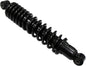 BRONCO rear gas shock absorber for vehicle suspension system, showing the cylindrical shock with mounting components.