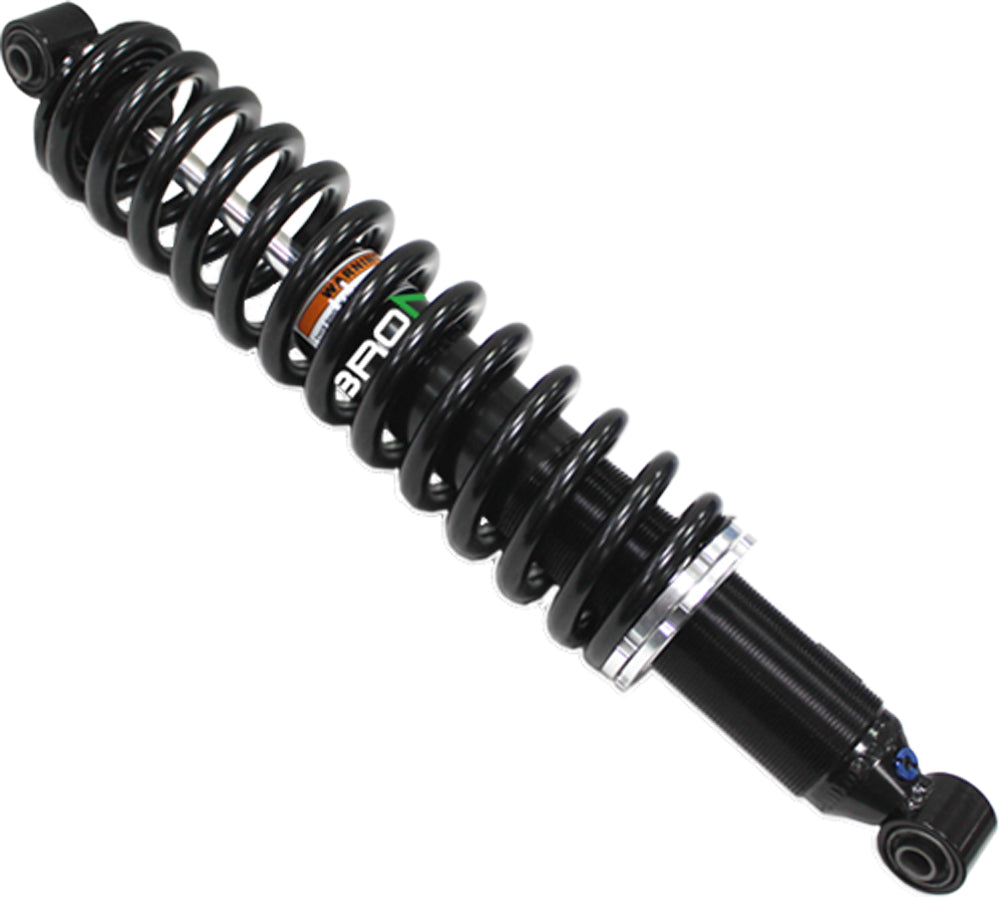 BRONCO rear gas shock suspension component with metal body and mounting hardware for vehicle suspension system.