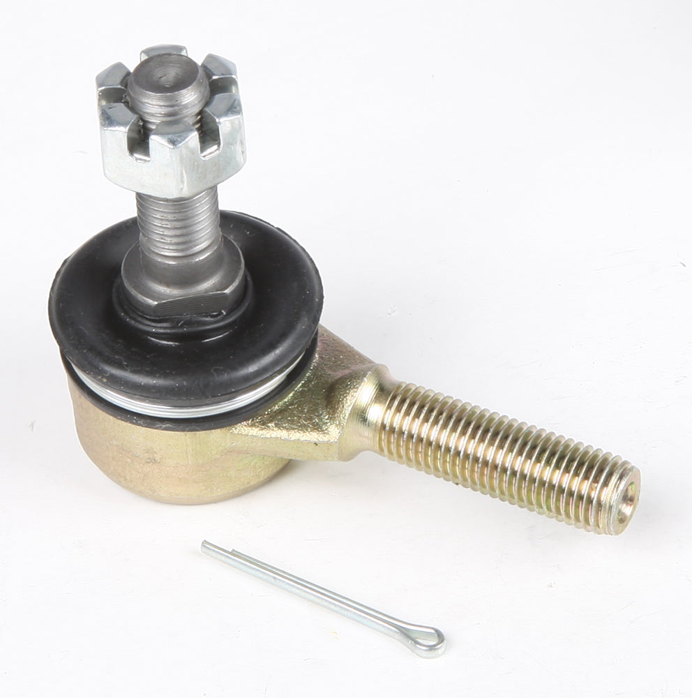 BRONCO suspension tie rod end, automotive steering component, showing metal ball joint and connecting rod part.