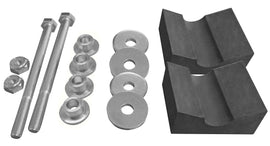 C&A Ski Mount Kit A/C with skis, carbide runners, and mounting hardware for winter snow sports.