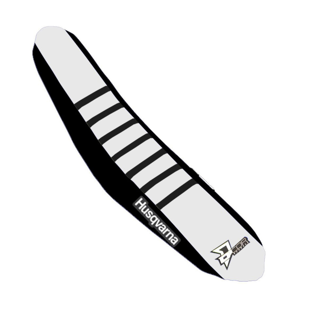 Seat Cover Black/White Black Ribs Tc/Fc125 450