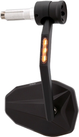 Victory Rim Bar End Mirror With Run Lights/Turn Signals