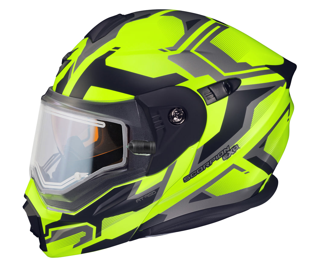 Exo At950 Cold Weather Helmet Ellwood Hi Vis Sm (Electric)