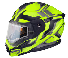 Load image into Gallery viewer, Exo At950 Cold Weather Helmet Ellwood Hi Vis Sm (Electric)