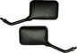 Deluxe Gp Mirrors/Pr  Short For All 10mm Mounts