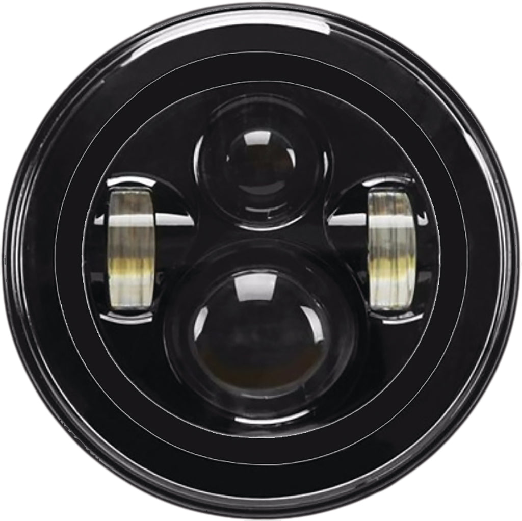 High Definition 7" Led Headlight Black