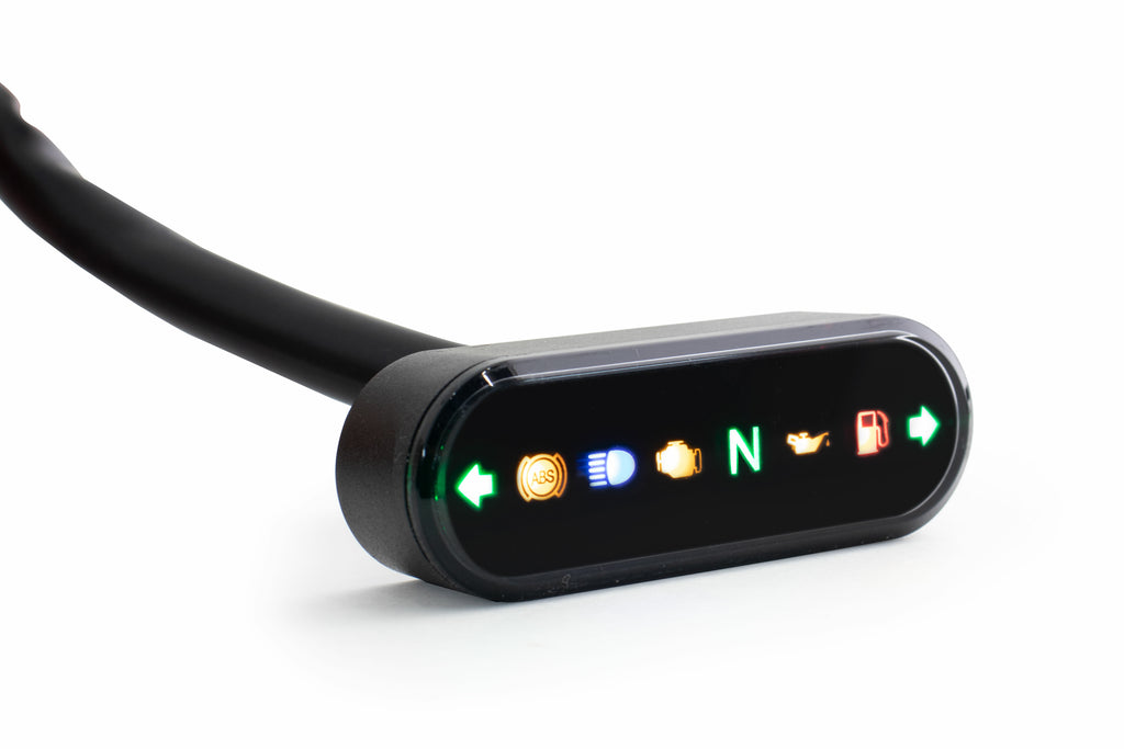 Indicator Light Display Meter Black