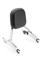 Detach Backrest Short Med Pad Chrome Chieftain 14 25