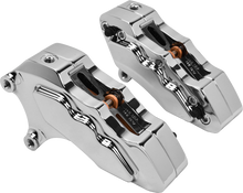 Load image into Gallery viewer, 6 Pist Front Dual Caliper Kit Chrome 00 Up W/ 13" Rotor