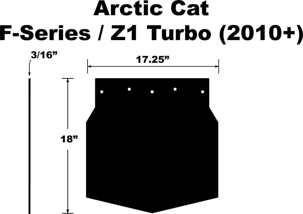 Snowflap  Arctic Cat F Series/Z1 Turbo 2010+