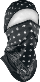 Sportflex Convertible Balaclava Black Paisley