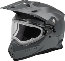 Load image into Gallery viewer, Trekker Cw Solid Helmet Elec Shld Grey Xl