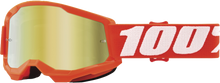 Load image into Gallery viewer, Strata 2 Junior Goggle Orange Mirror Gold Lens