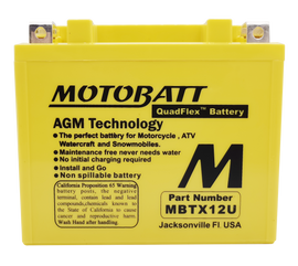 Battery Mbtx12u Sealed Factory Activated