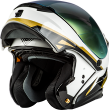 Load image into Gallery viewer, Md 01 Volta Helmet White/Gold/Black Metallic Xs