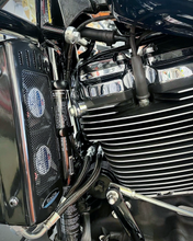 Load image into Gallery viewer, Side Mount Oil Cooler M8 Touring `17 23  Gloss Blk